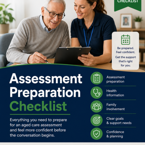 Assessment Preparation Checklist Cover Assessment Preparation Checklist Cover – Old Age Plan aged care resource