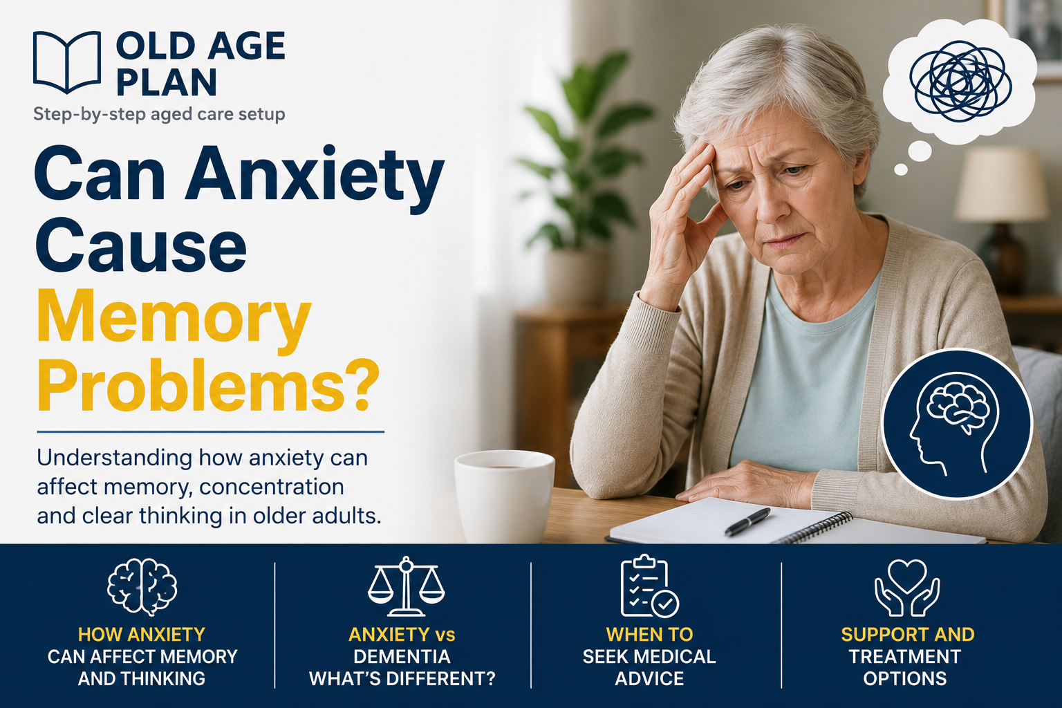 Can anxiety cause memory problems guide for Australian families by Old Age Plan