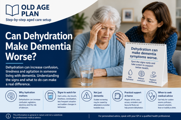 Can dehydration make dementia worse guide for Australian families by Old Age Plan
