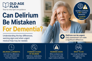Can delirium be mistaken for dementia guide for Australian families by Old Age Plan