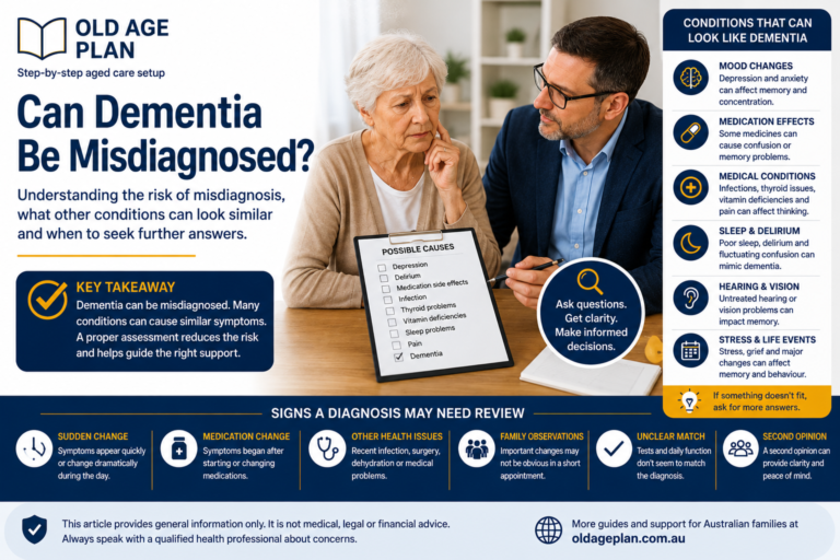 Can dementia be misdiagnosed guide for Australian families by Old Age Plan