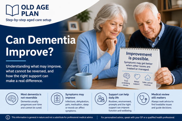 Can dementia improve guide for Australian families by Old Age Plan