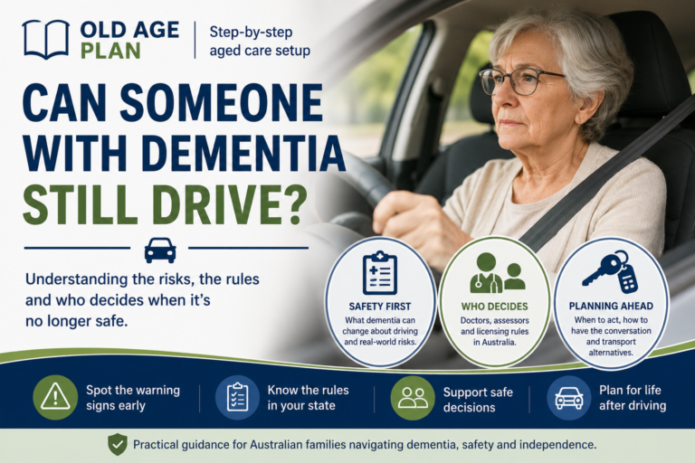 Can someone with dementia still drive guide for Australian families by Old Age Plan