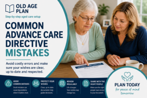 Older Australian woman discussing Advance Care Directive planning mistakes with her daughter