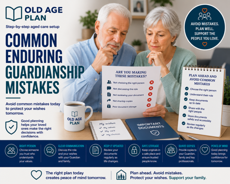 Common Enduring Guardianship Mistakes guide explaining the most common guardianship planning errors and how families can avoid future confusion.