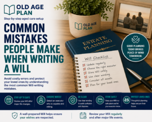 Common Mistakes People Make When Writing A Will guide explaining common estate planning mistakes, executor issues, outdated Wills and Will preparation errors.