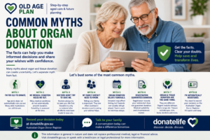 Common myths about organ donation guide for Australian families by Old Age Plan