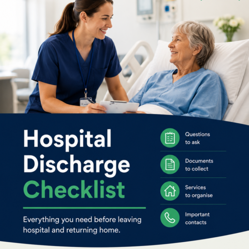 Hospital Discharge Checklist – Free aged care resource from Old Age Plan
