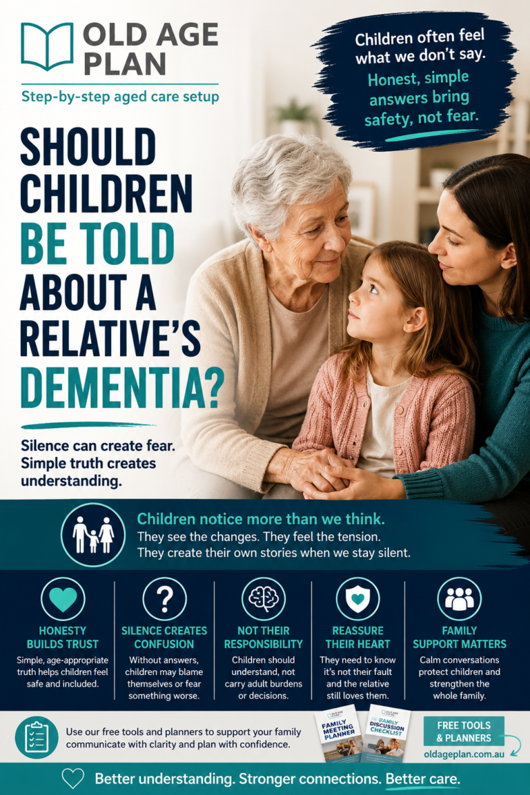 Should children be told about a relative's dementia and how honest family conversations reduce fear and confusion