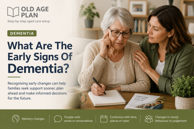 Early signs of dementia guide for Australian families by Old Age Plan
