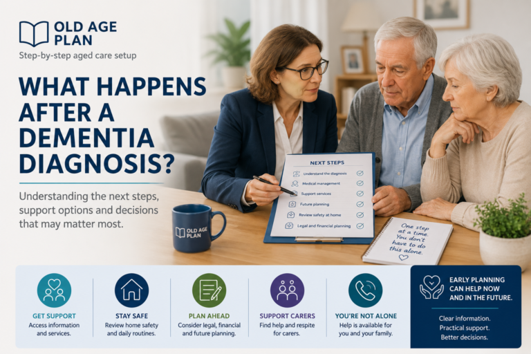 What happens after a dementia diagnosis guide for Australian families by Old Age Plan