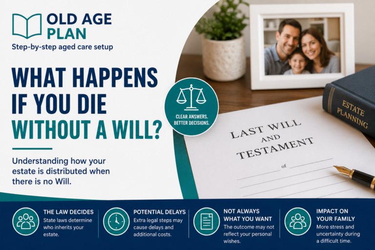 What Happens If You Die Without A Will guide explaining intestacy, estate distribution, executors and how Australian succession laws may apply.