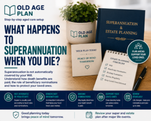 What Happens To Superannuation When You Die guide explaining superannuation death benefits, beneficiary nominations, binding nominations and estate planning in Australia.