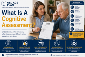 What is a cognitive assessment guide for Australian families by Old Age Plan