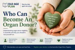 Who can become an organ donor guide for Australian families by Old Age Plan