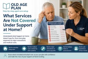 Older Australian reviewing services not covered under Support at Home with an aged care worker
