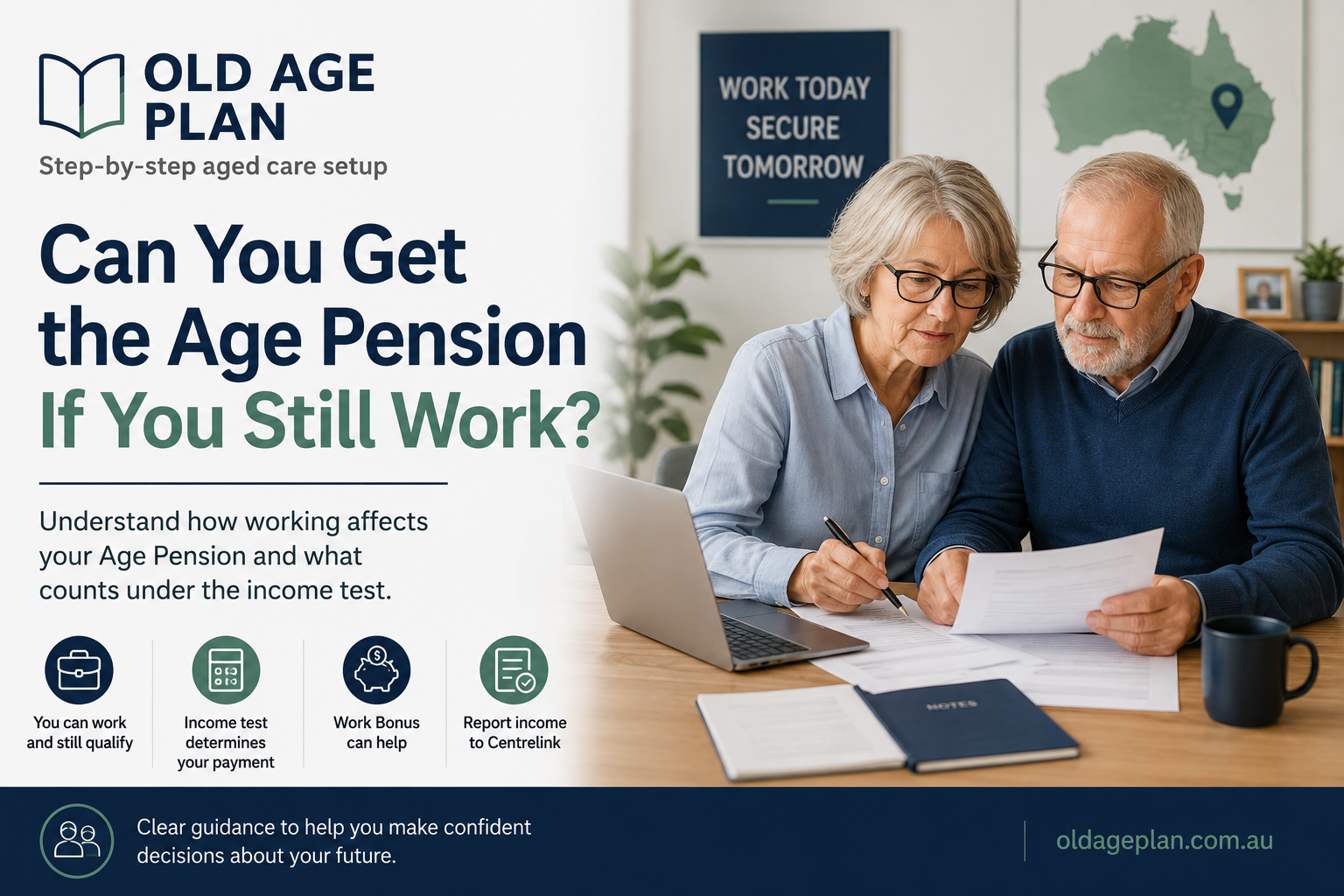 Can you get the Age Pension if you still work in Australia