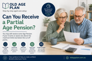 Can you receive a partial Age Pension in Australia